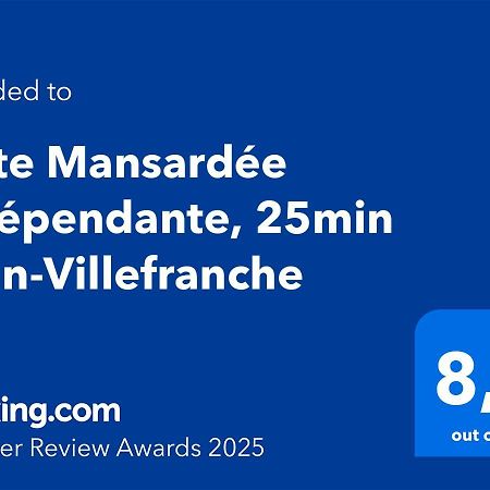 Suite Mansardee Independante, 25Min Lyon-Villefranche Chazay-d'Azergues Exterior photo